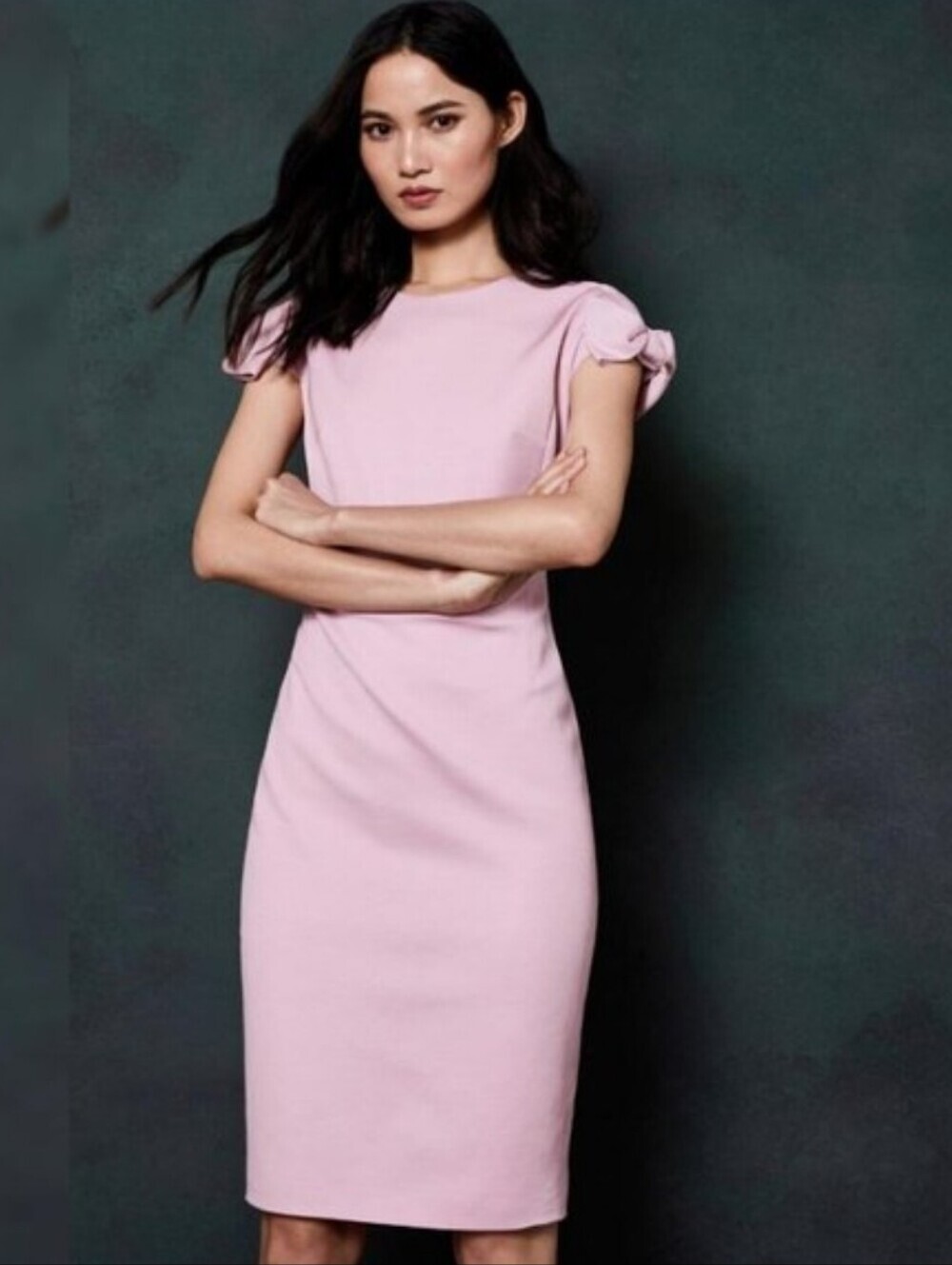 Ted Baker Toplyd Bow Sleeve Sheath Dress
